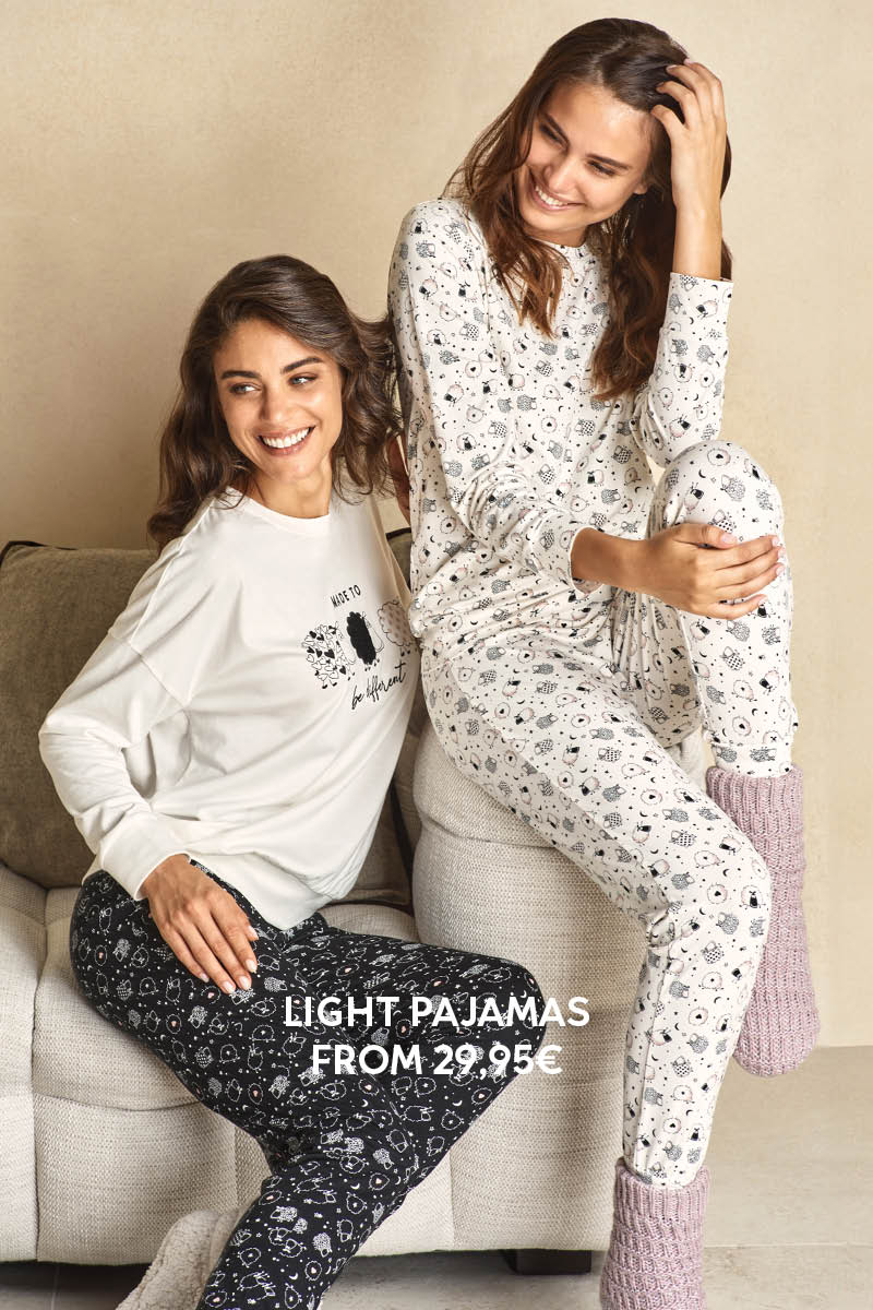 Be Different with the new LIGHT PAJAMAS 🐑 New In from 29.95